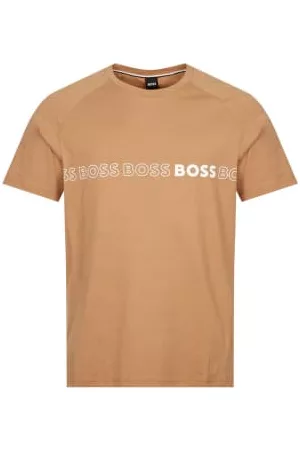 HUGO BOSS Men T-Shirts - T-shirt - Medium Beige