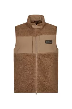 Barbour Men Fleece Jackets - Fleece Gilet - Beige