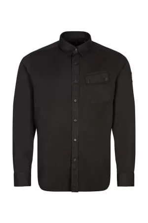 Belstaff Men Twill Shirts - Pitch Twill Shirt