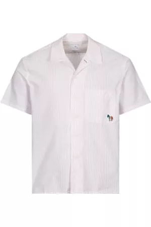 Paul Smith Men Short sleeved Shirts - Short Sleeve Zebra Shirt