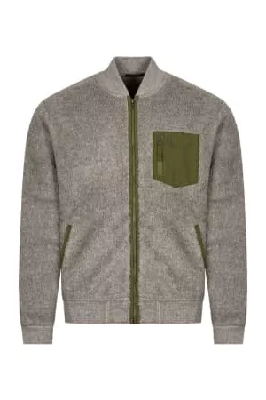 Ralph Lauren Men Fleece Jackets - Full Zip Fleece - Dark Vintage Heather