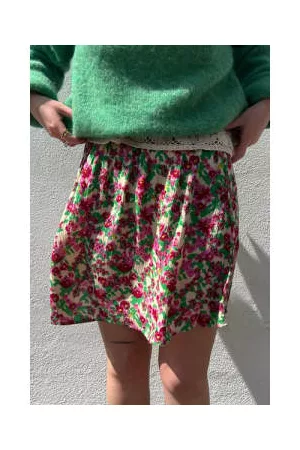 Ichi Women Skirts - Marrakech Structured Flower Skirt