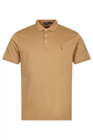 Ralph Lauren Men Polo T-Shirts - Pima Cotton Polo - Cafe Tan