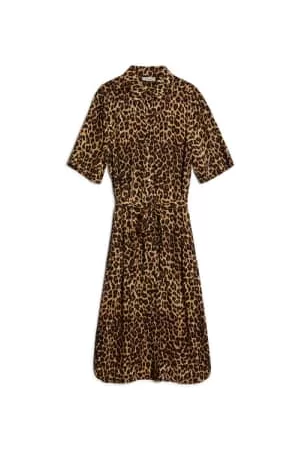 Albaray Women Graduation Dresses - Animal Shirt Dress