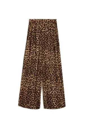 Albaray Women Wide Leg Jeans - Animal Wide Leg Trousers
