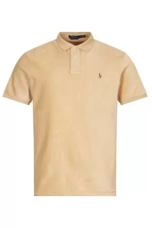 Ralph Lauren Men Polo T-Shirts - Cord Polo - Sand Dune