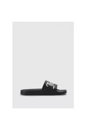 Juicy Couture Women Sandals - Womens Patti Logo Padded Strap Slides In