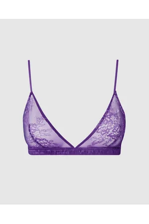 Maidenform, Intimates & Sleepwear, Maidenform Womans Purple Bra With Lace  Detail 4dd
