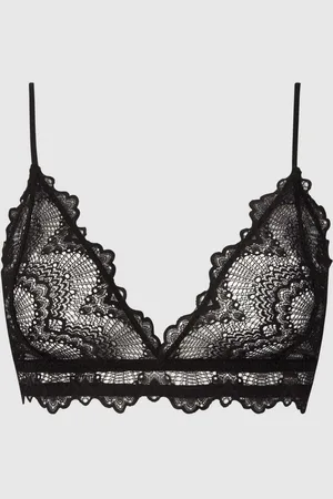 Understatement Lace Triangle Bralette