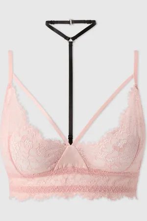 Understatement Lace Strappy Triangle Bralette