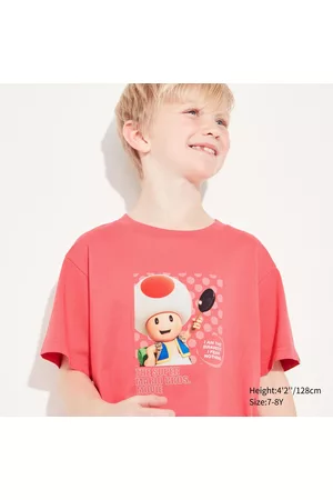 UNIQLO Men Short Sleeved T-Shirts - The Super Mario Bros. Movie UT (Short-Sleeve Graphic T-Shirt)