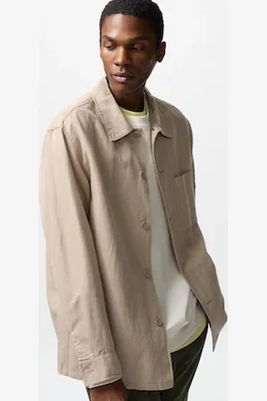 UNIQLO Cotton Linen Shirt Jacket Large