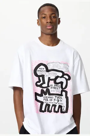 UNIQLO NY POP ART UT Graphic T-Shirt Keith Haring Medium