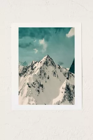 Nadja Ski Accessories - Snow Peak Art Print