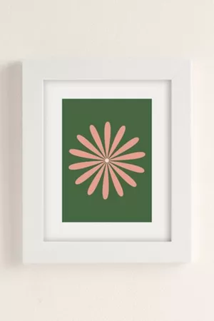 Kierkegaard Design Studio Big Daisy Retro Minimalism Art Print