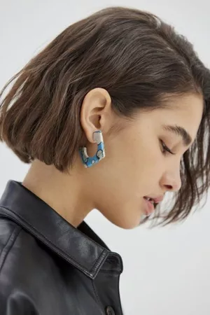 Urban Outfitters Square Hoop Earring