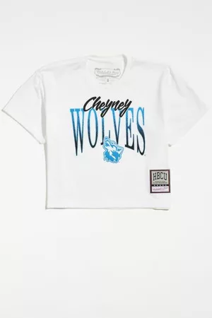 Mitchell & Ness Cheyney University X UO Exclusive Wolves Cropped Tee in , Women