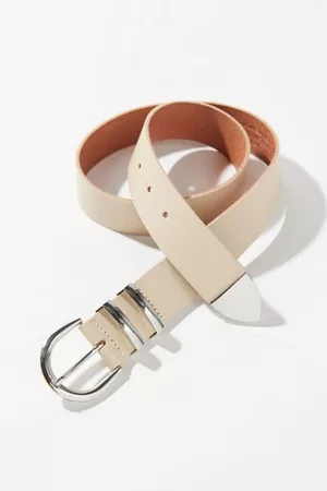 Urban Outfitters Women Belts - UO Isla Curved Buckle Leather Belt