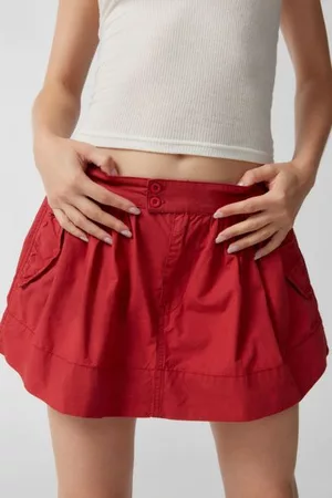 Urban Outfitters Women Mini Skirts - UO Belle Double-Button Mini Skirt