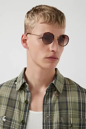 Wesley Metal Oval Sunglasses | Urban Outfitters Mexico - Clothing, Music,  Home & Accessories