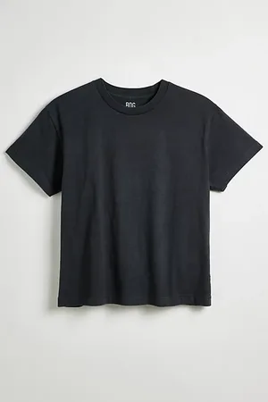 BDG Bonfire Cropped Cotton Tee in , Men