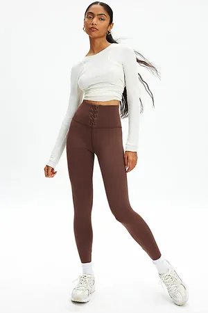STRUT-THIS Kennedy Lace-Up Ankle Length Legging in , Women