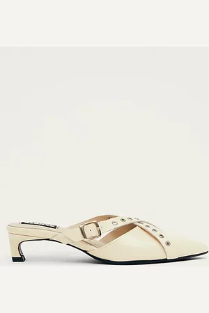 ALOHAS Zyra Onix Leather Mule in , Women