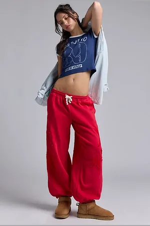 Out From Under Brenda Star Patch Jogger Sweatpant in , Women