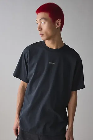 Thrills Minimal Logo Graphic Oversized Tee in , Men
