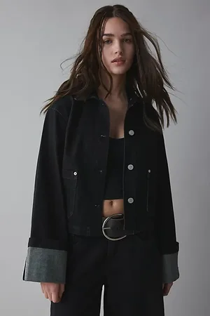BDG Shelly Boxy Denim Chore Jacket in , Women