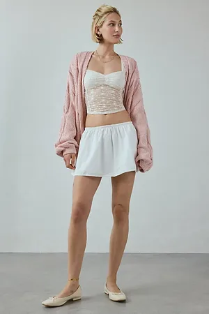 Kimchi Blue Belle Cotton Poplin Mini Skirt in , Women
