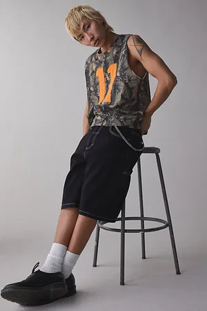 Thrills High Power Big Slacker Denim Short in , Men