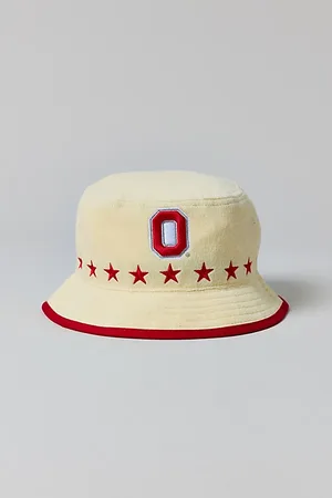 Mitchell & Ness NCAA Ohio State University Dune Bucket Hat in , Men