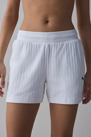 PUMA Essential Pointelle Knit Short in , Women