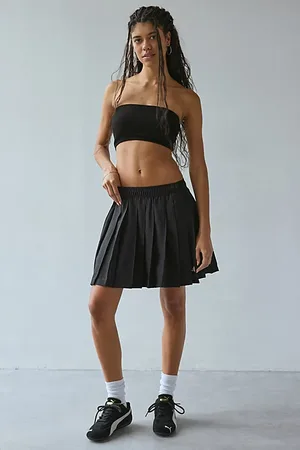 adidas Tiro Q2 Pleated Mini Skirt in , Women