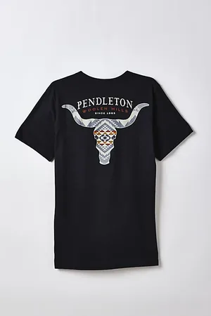 Pendleton Cascadia Skull Graphic Tee in , Men