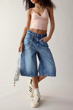BDG Mega Mid-Rise Baggy Jort in , Women