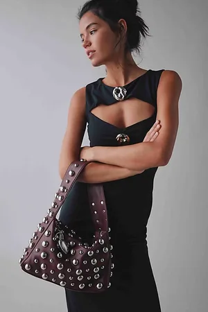 【Urban Outfitters】Silence+Noise スタッズ ショルダーバッグ Silence + Noise Mona Studded Shoulder Bag | Urban Outfitters