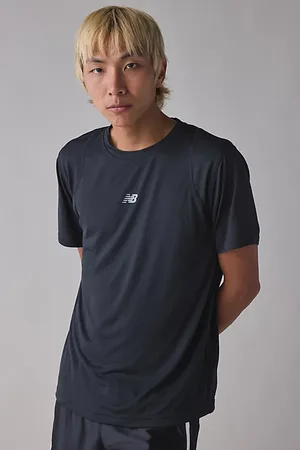 New Balance Logo Jacquard Tee in , Men