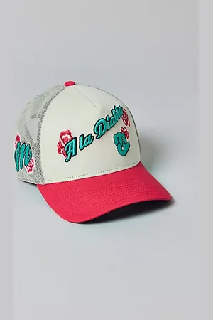 New Era Diablos Rojos Del Mexico 9FORTY A Frame Trucker Hat in , Men