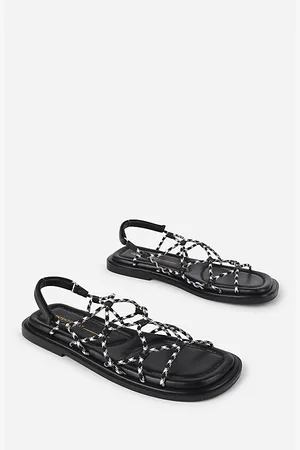 Intentionally blank Lychee Elastic Sport Cord Flat Sandal in , Women