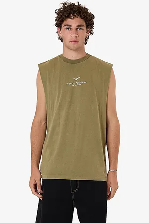 Thrills Emblem Muscle Tee in , Men