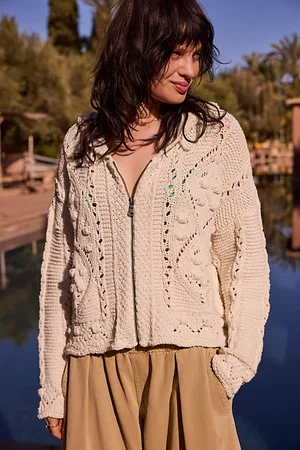 Urban Outfitters UO Crochet Festival Hoodie in , Women