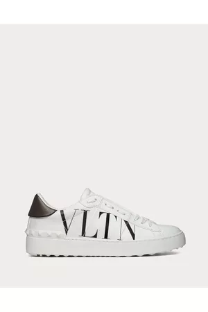 VALENTINO GARAVANI Women Low Top Sneakers - VLTN OPEN SNEAKER Woman WHITE/ BLACK 42