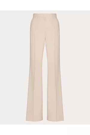 VALENTINO Women Pants - DRY TAILORING WOOL TROUSERS Woman SAND 38