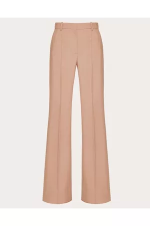VALENTINO Women Pants - DRY TAILORING WOOL TROUSERS Woman LIGHT CAMEL 36