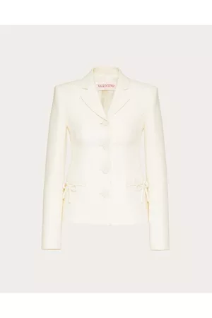 VALENTINO Women Blazers - CREPE COUTURE JACKET Woman IVORY 38