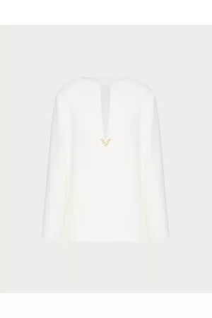 VALENTINO Women Tops - CADY COUTURE TOP Woman IVORY 36