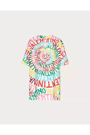 VALENTINO Women Short & Mini Dresses - LOOP CREPE DE CHINE DRESS Woman MULTICOLOUR 38
