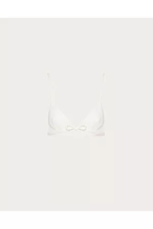 VALENTINO Women Crop Tops - CREPE COUTURE BRALETTE Woman IVORY 36